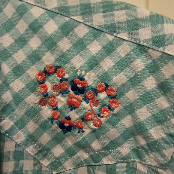 EUC Women's Bit & Bridle Button Up Blouse with Embroidery - 2X - Picture 3 of 6